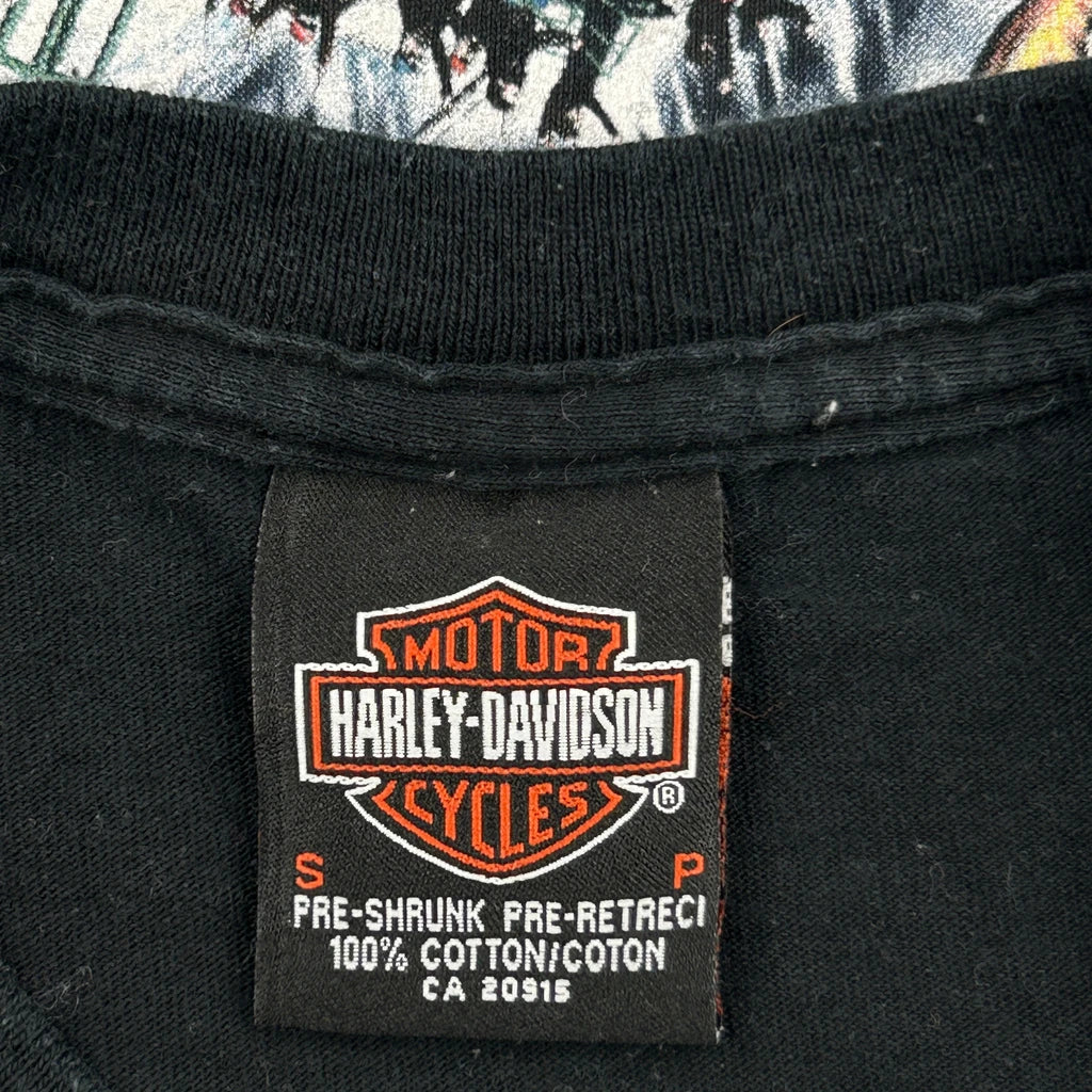 Clare'S Harley-Davidson Niagara Falls, Canada Harley Davidson Graphic T-Shirt - Small Black Cotton - Image 3