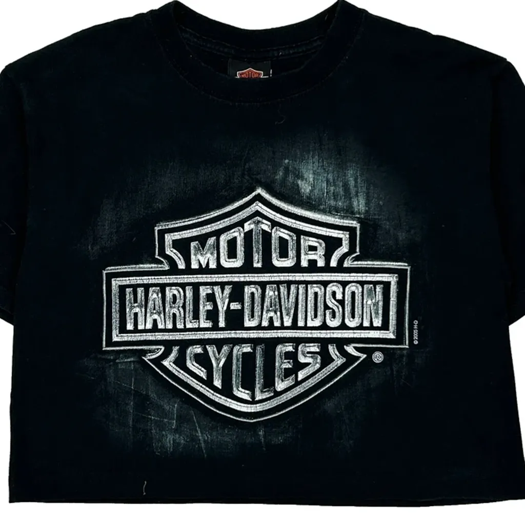Clare'S Harley-Davidson Niagara Falls, Canada Harley Davidson Graphic T-Shirt - Small Black Cotton - Image 4