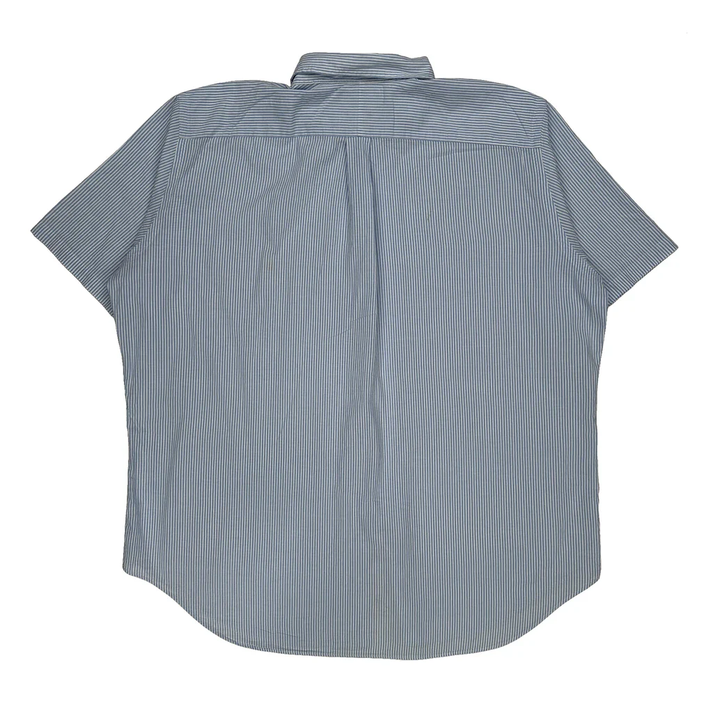 Classic Fit Ralph Lauren Short Sleeve Shirt - 2XL Blue Cotton - Image 2