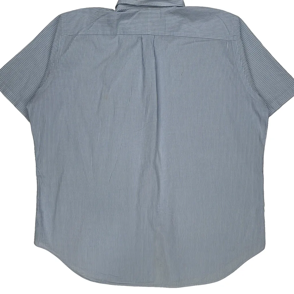 Classic Fit Ralph Lauren Short Sleeve Shirt - 2XL Blue Cotton - Image 7