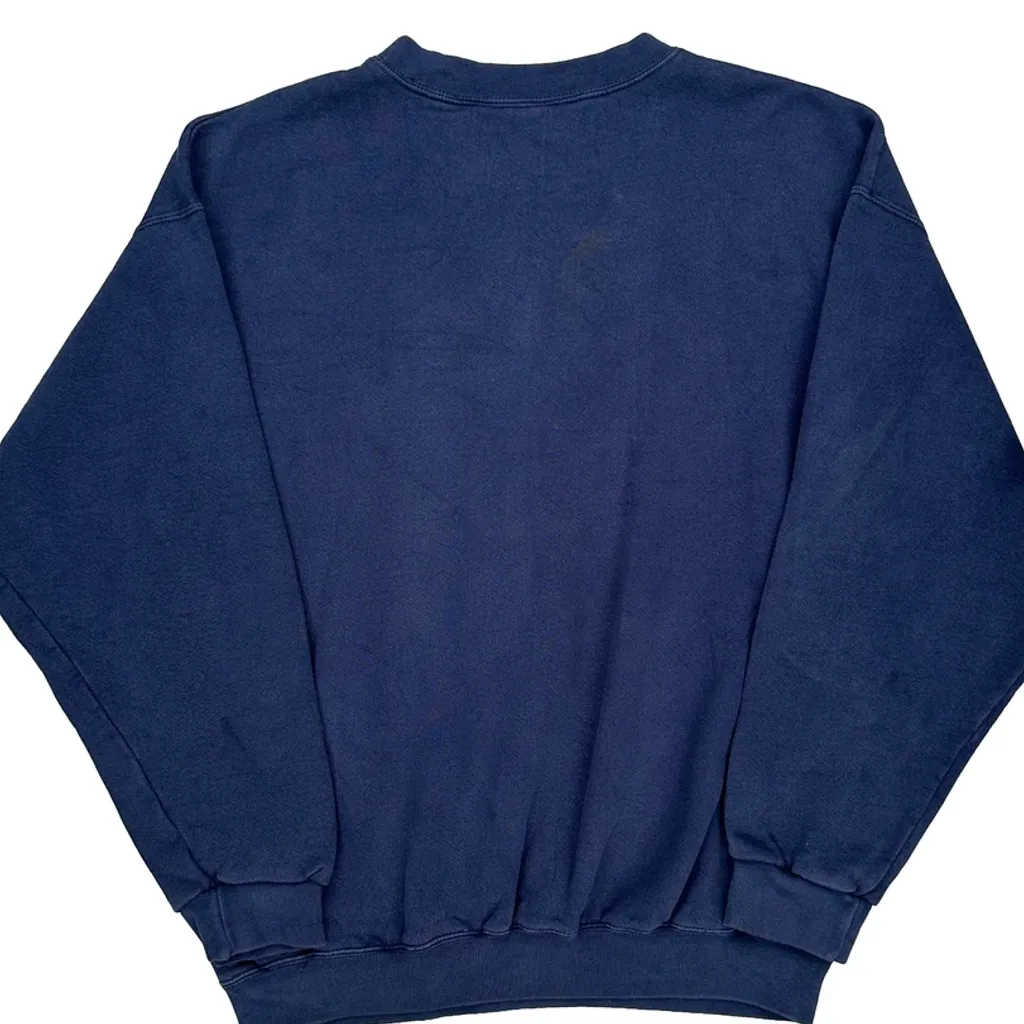 Classic Logo Adidas Sweatshirt - Small Blue Cotton - Image 6
