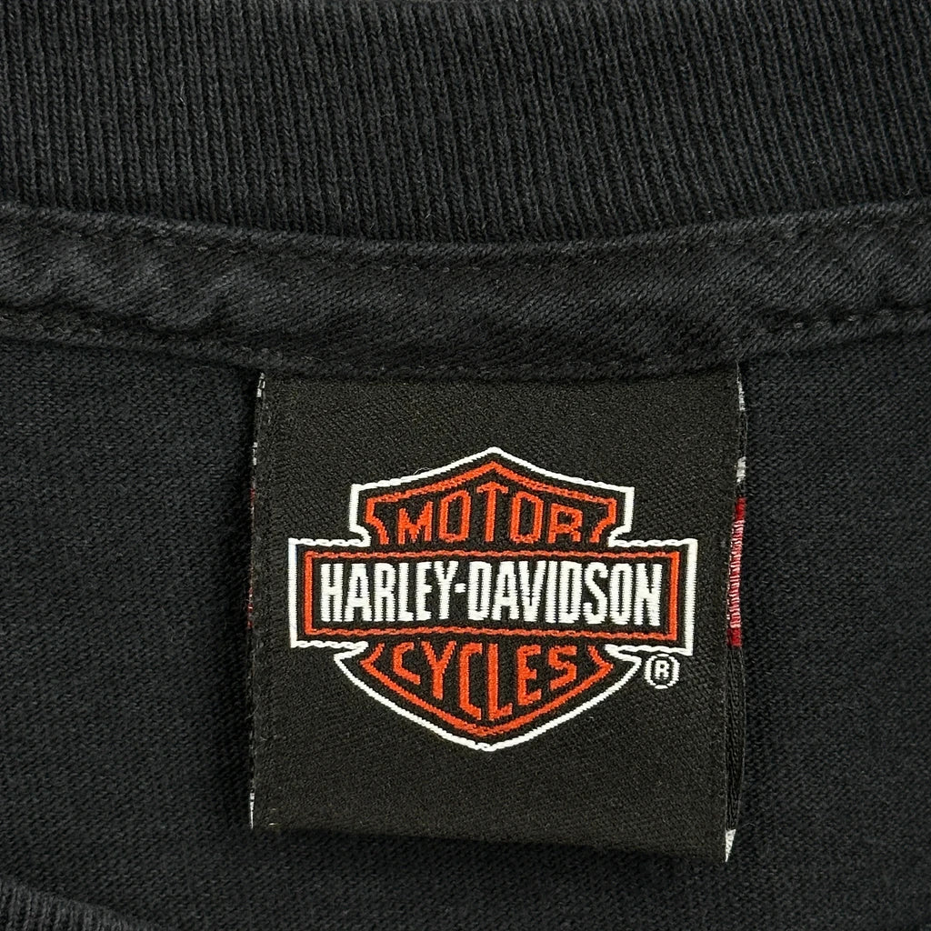 Classic Models Harley Davidson Graphic T-Shirt - 2XL Black Cotton - Image 4