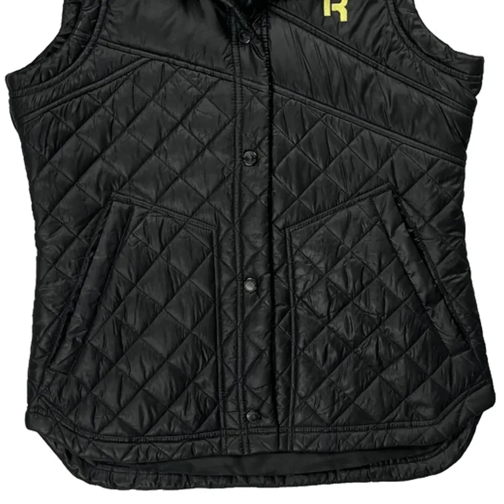 Classic Reebok Vest - Small Black Polyester - Image 5