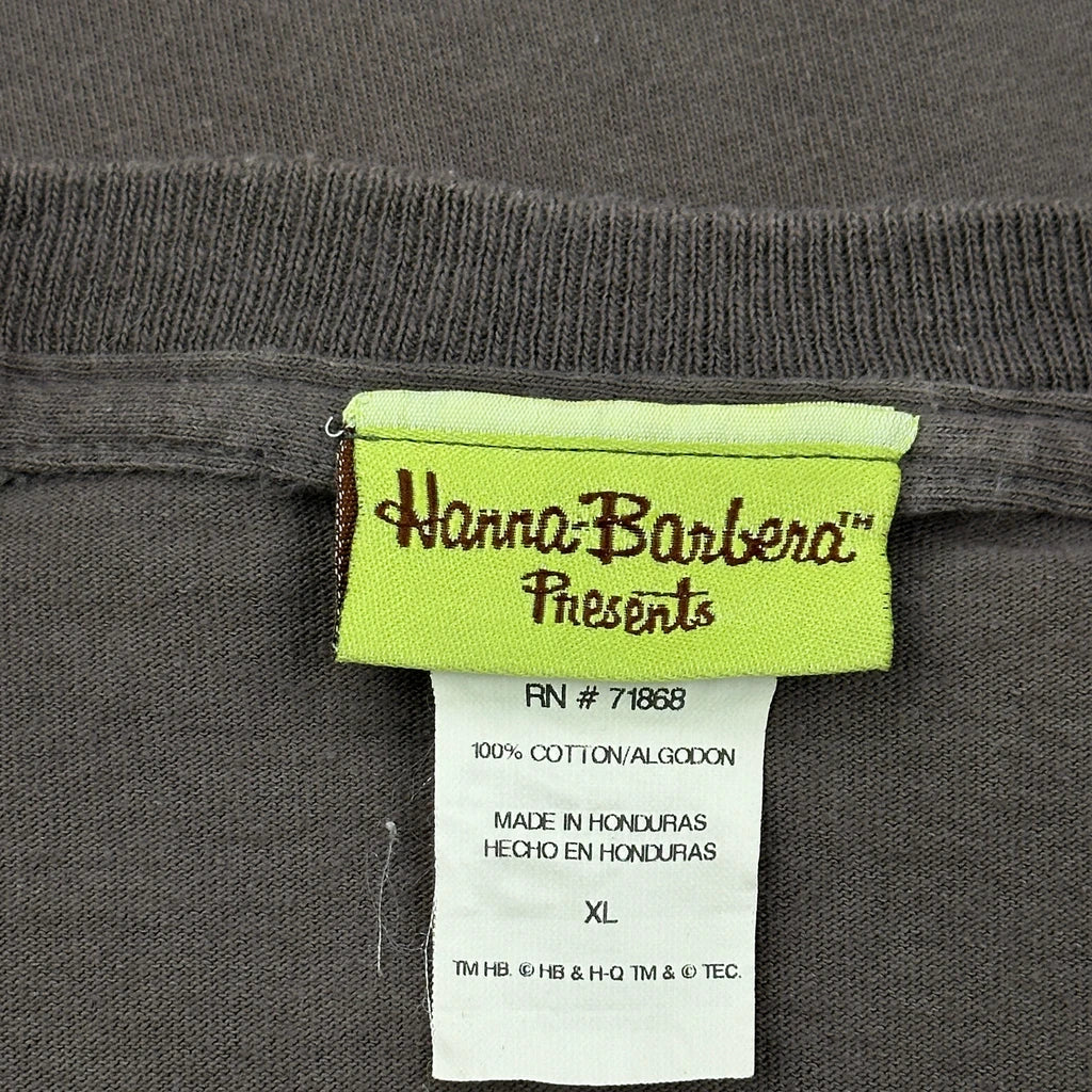 Classic Rock Hanna Cartoon T-Shirt - XL Gray Cotton - Image 3