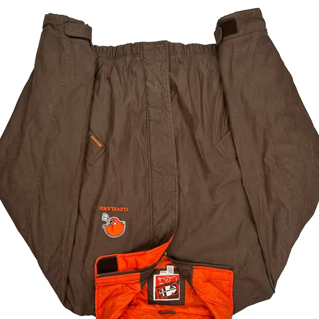 Cleveland Browns Game Day Reversible Windbreaker - 2XL Brown Polyester - Image 5