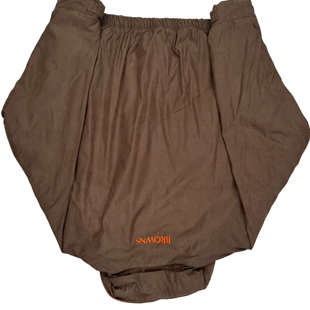 Cleveland Browns Game Day Reversible Windbreaker - 2XL Brown Polyester - Image 6