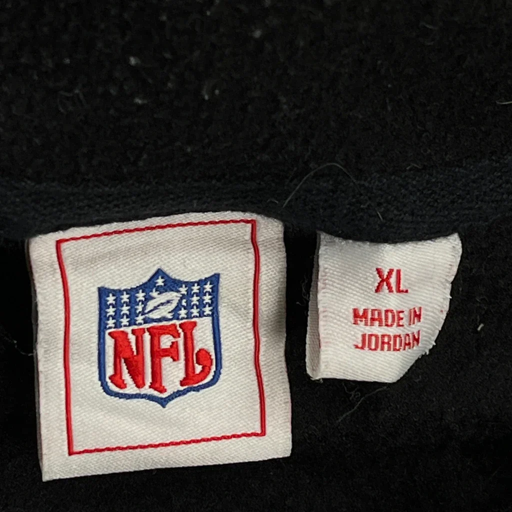 Cleveland Browns Nfl Football Fleece Jacket - XL Black Polyester - Image 3