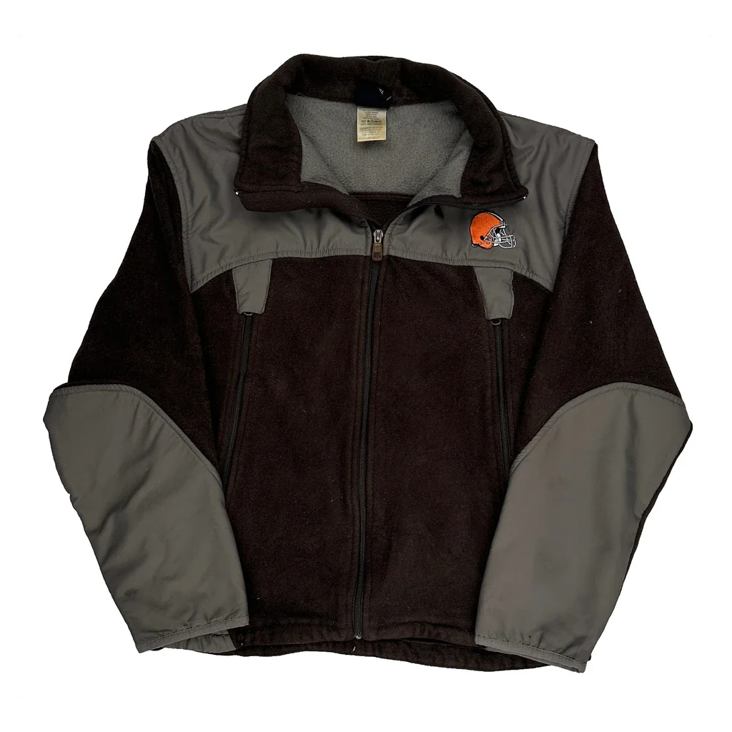 Cleveland Browns Nfl Football Fleece - Medium Brown Polyester