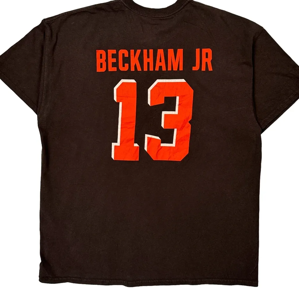 Cleveland Browns Nfl T-Shirt - XL Brown Cotton - Image 6