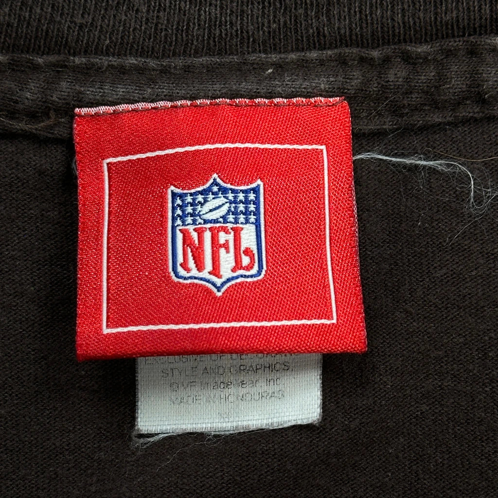 Cleveland Browns Nfl T-Shirt - XL Brown Cotton - Image 4