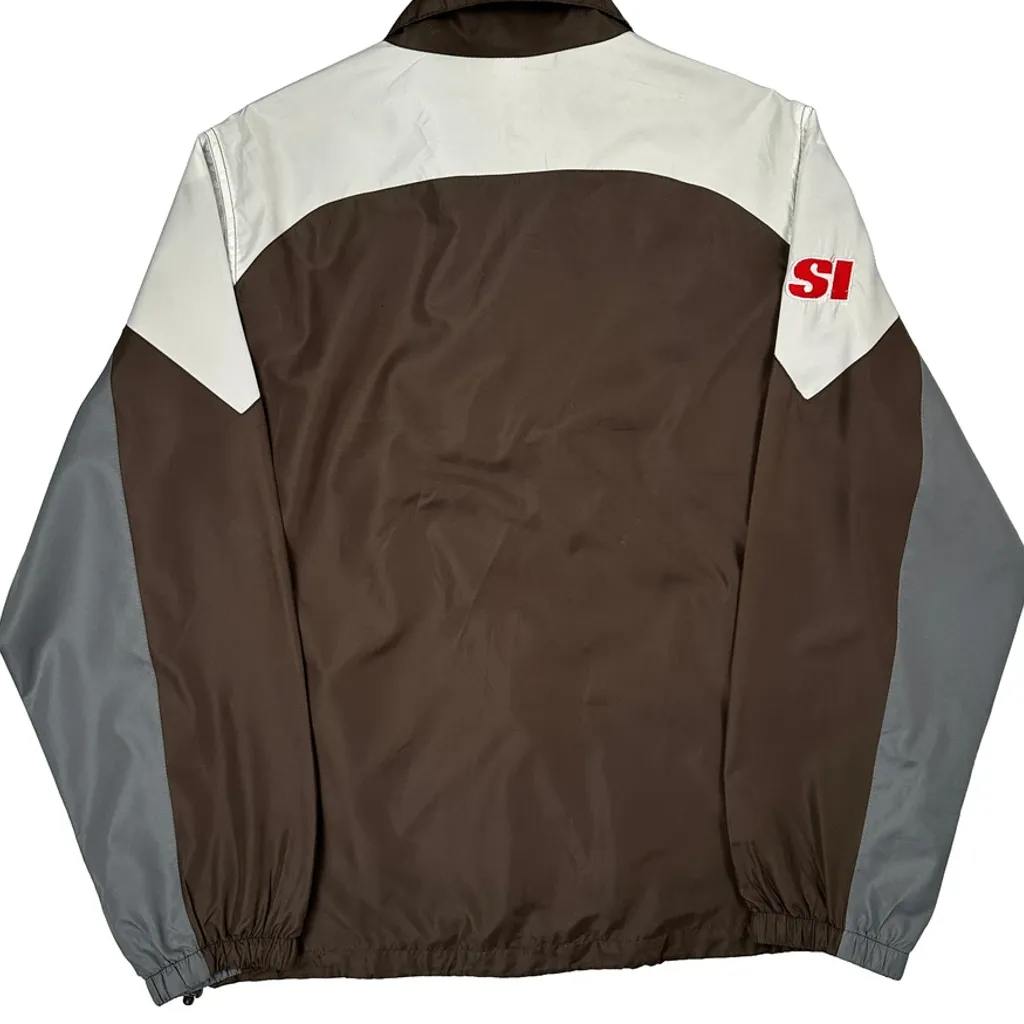 Cleveland Browns Reebok Nfl Windbreaker - Large Brown Polyester - Image 6