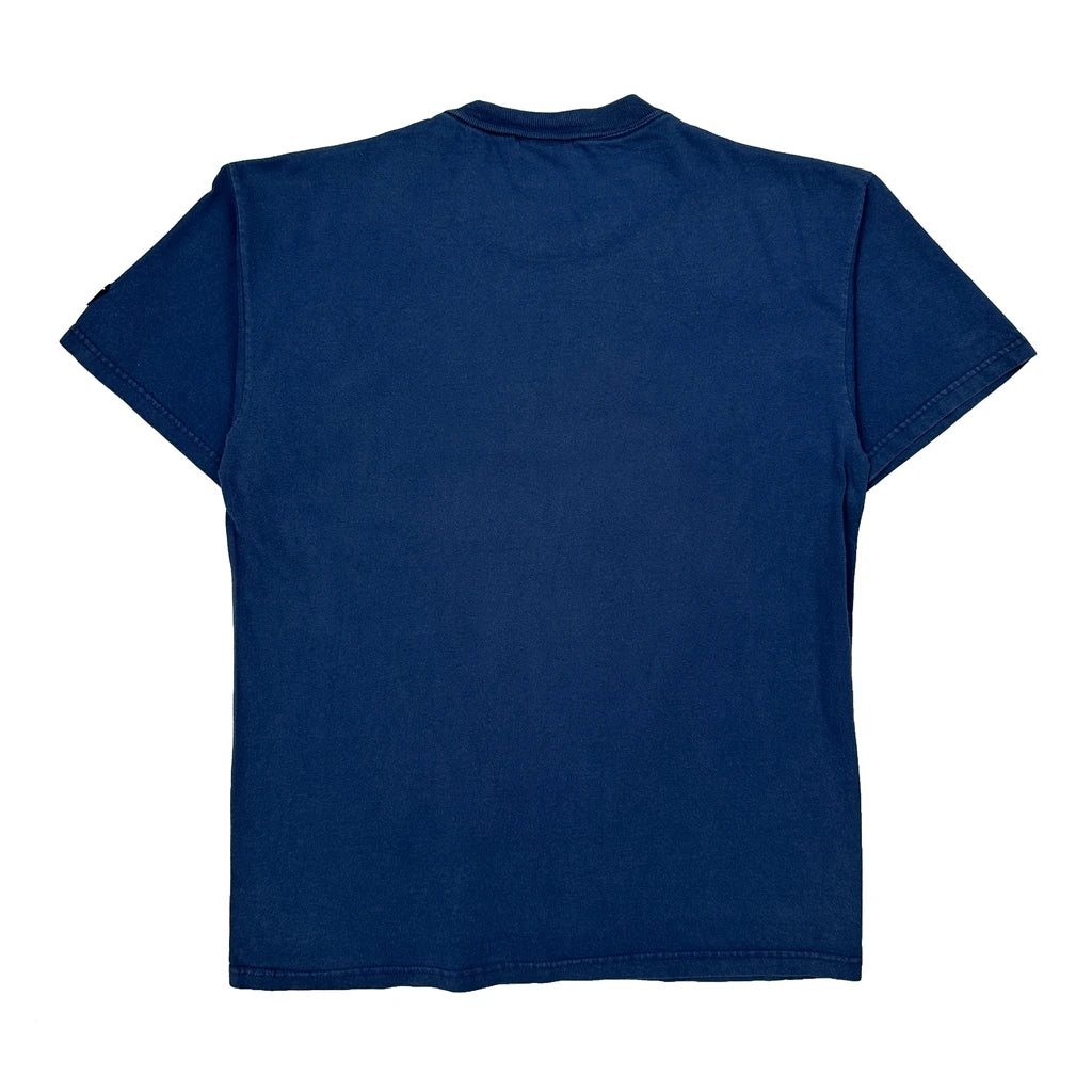 Cleveland Indians Puma Made In USA T-Shirt - Medium Blue Cotton - Image 2