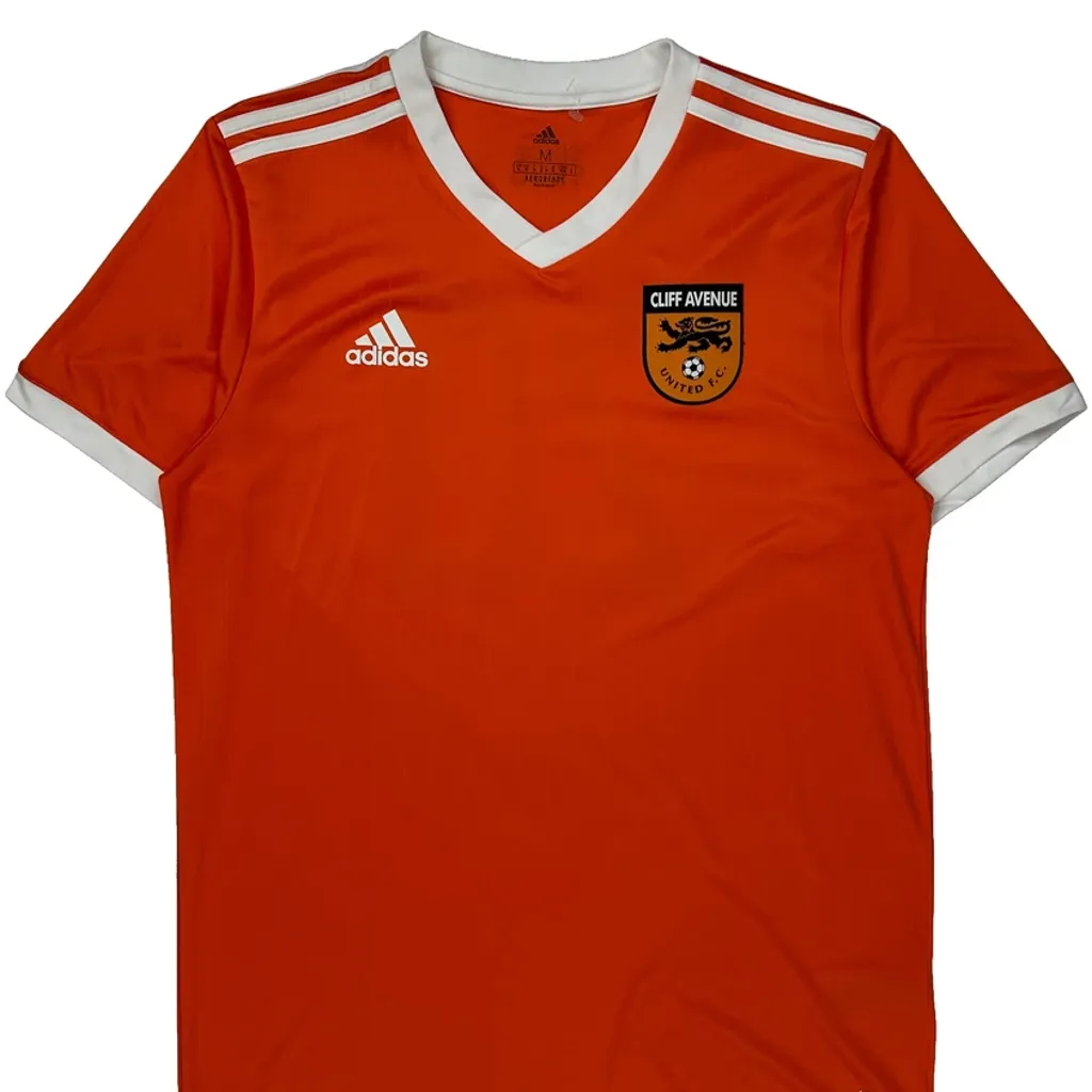 Cliff Avenue United Fc Adidas Football Shirt - Medium Orange Polyester - Image 5