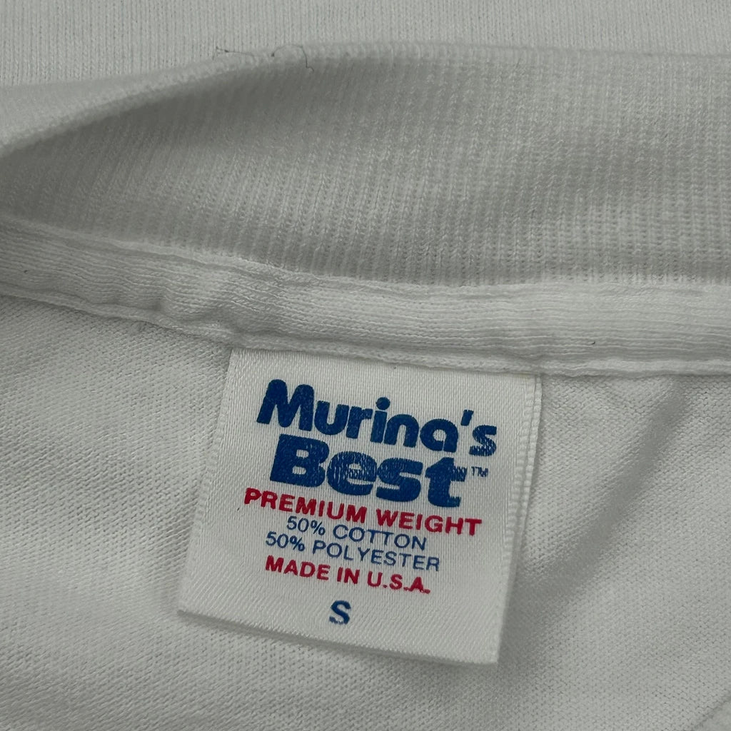 Clinton Gore '96 Campaign Murina Graphic T-Shirt - Small White Cotton Blend - Image 3