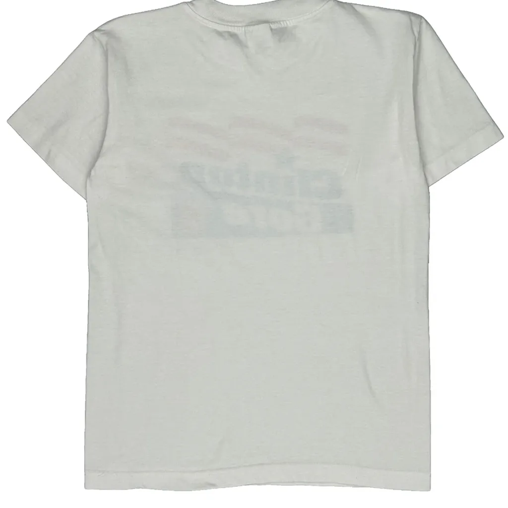 Clinton Gore '96 Campaign Murina Graphic T-Shirt - Small White Cotton Blend - Image 7