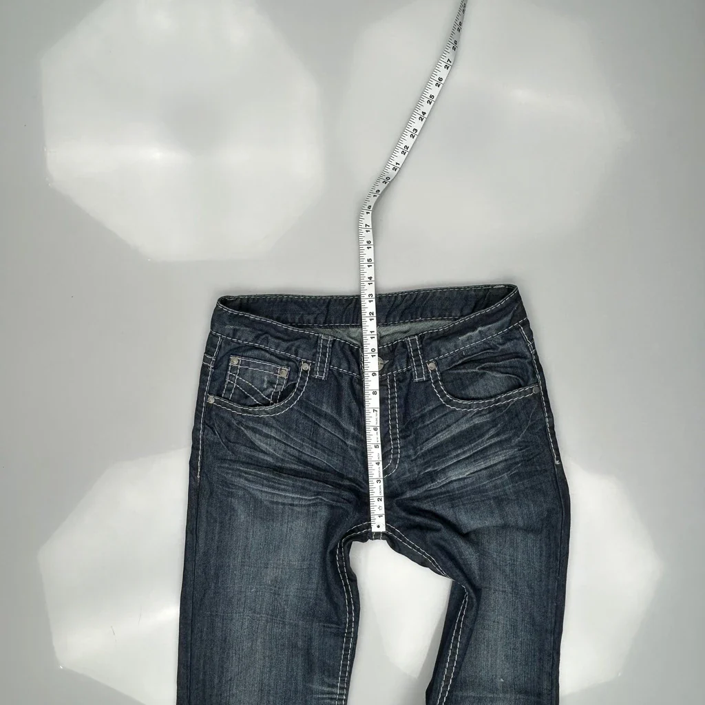 Clockhouse Contrast Stitch Jeans - 34W 34L Blue Cotton - Image 4