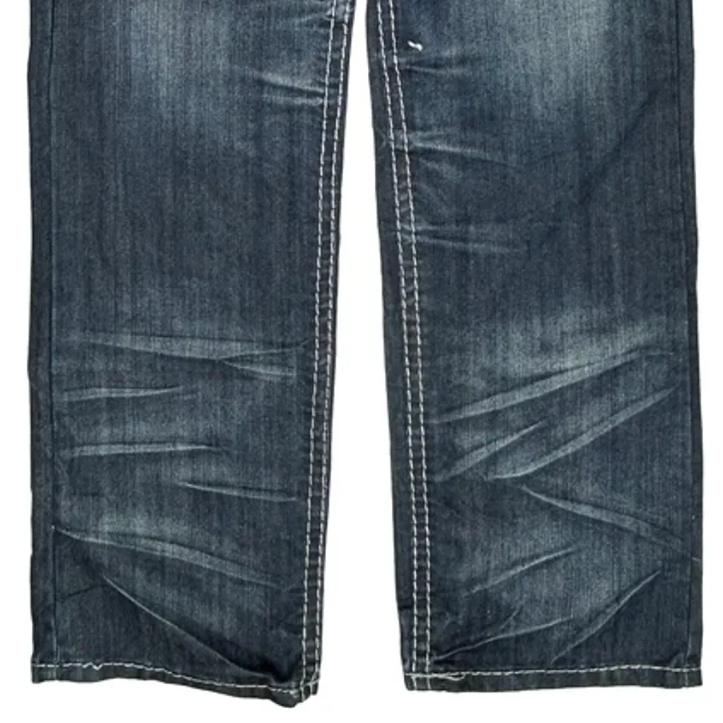 Clockhouse Contrast Stitch Jeans - 34W 34L Blue Cotton - Image 9