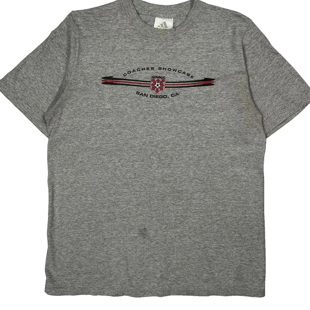 Coaches Showcase San Diego, Ca Adidas Graphic T-Shirt - XL Gray Cotton - Image 4