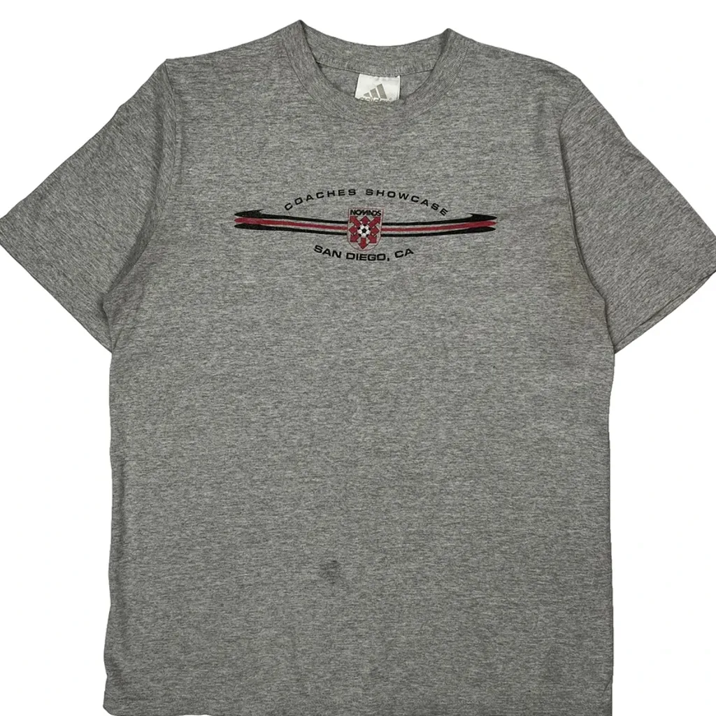 Coaches Showcase San Diego, Ca Adidas Graphic T-Shirt - XL Gray Cotton - Image 5