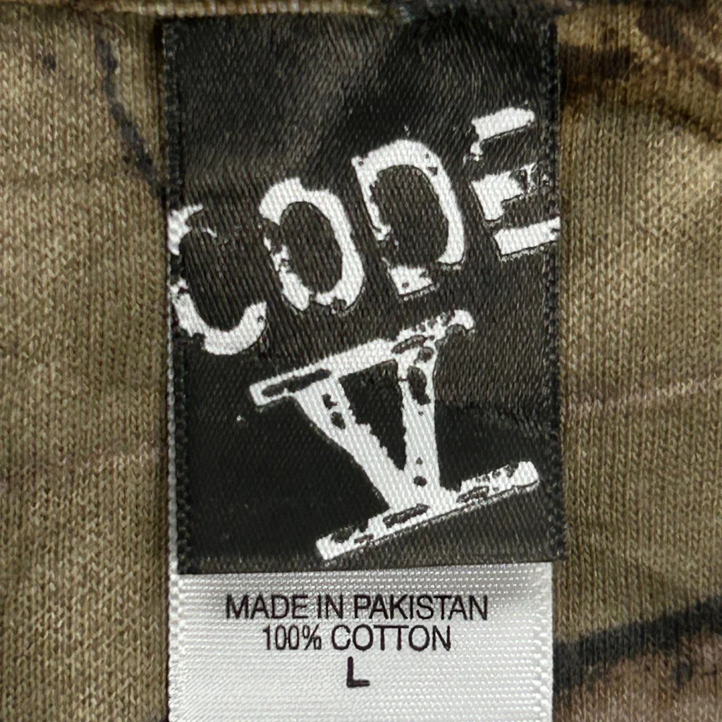 Code 5 T-Shirt - Large Camo Cotton - Image 4