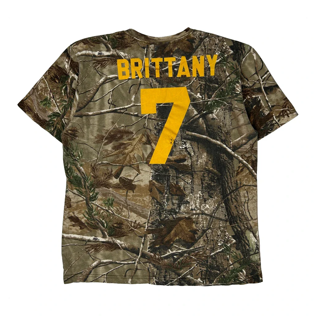 Code Five Camo T-Shirt - Medium Green Cotton - Image 2