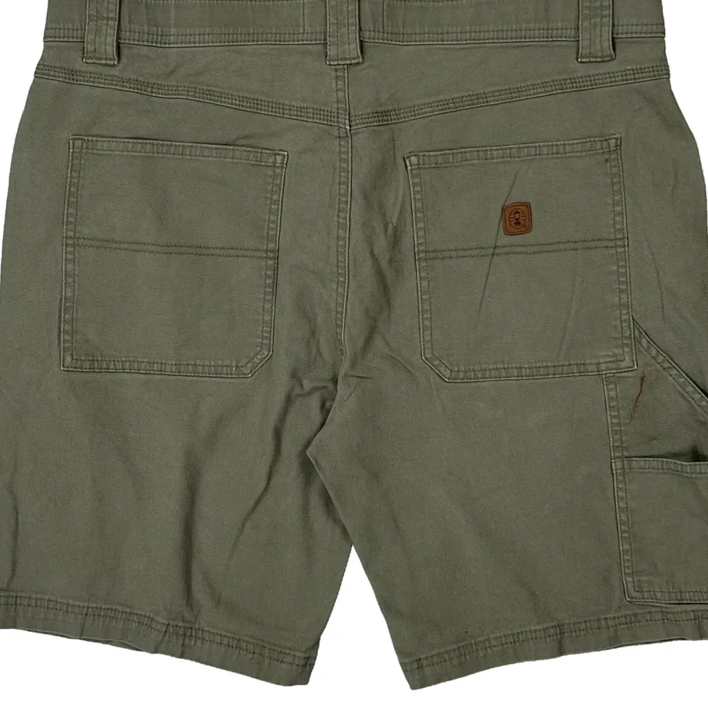Coleman Cargo Shorts - 36W 9L Green Cotton - Image 8