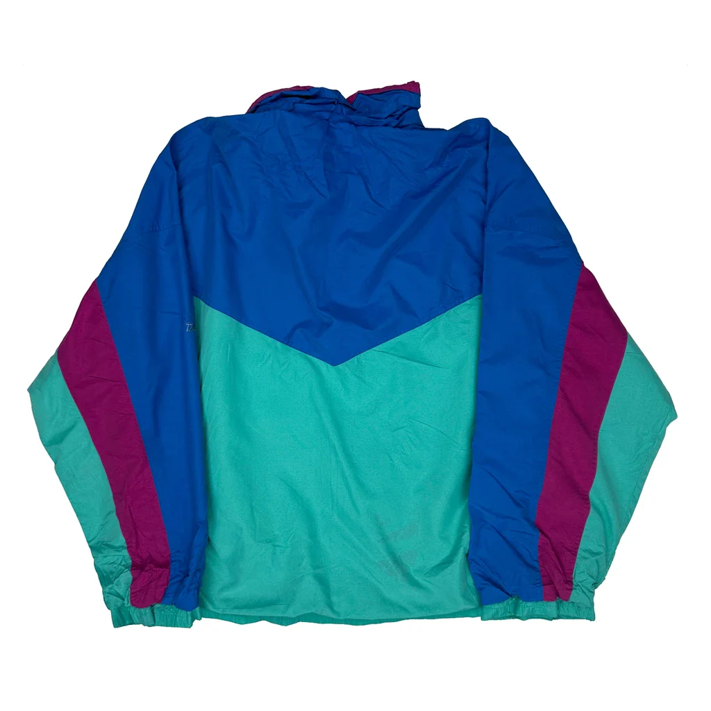 Color Block T/Art Windbreaker - Large Blue Polyester - Image 2