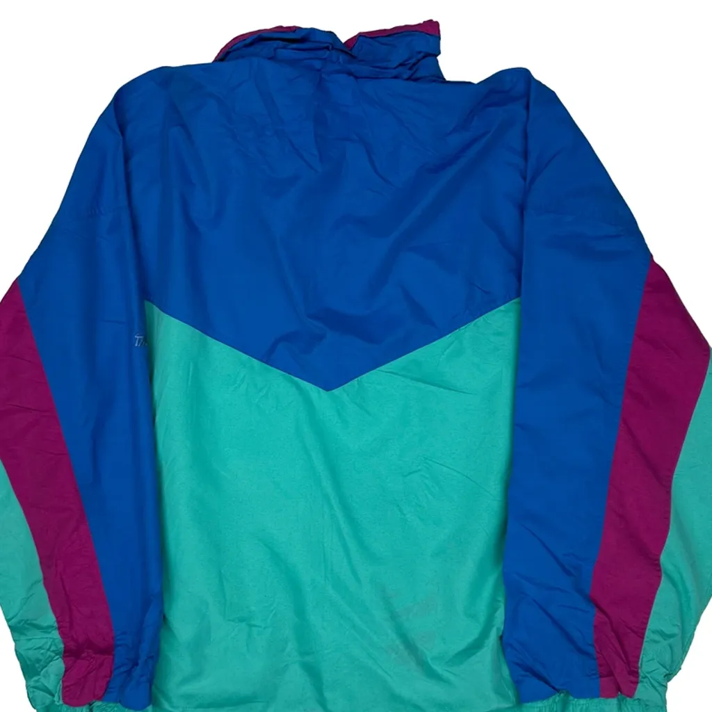 Color Block T/Art Windbreaker - Large Blue Polyester - Image 7