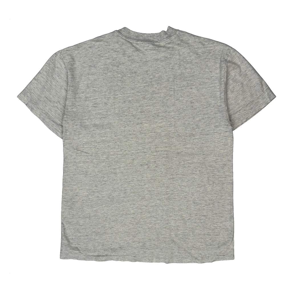 Colorado Rockies Hanes Mlb T-Shirt - Large Grey Cotton - Image 2
