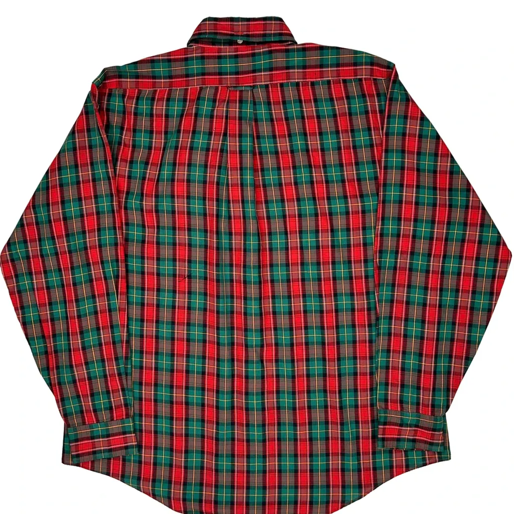 Colorgraphs Levis Checked Shirt - XL Green Polyester Blend - Image 7