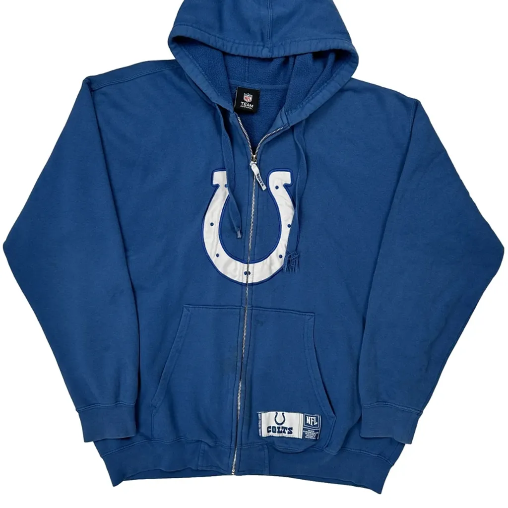 Colts Nfl Hoodie - XL Blue Cotton - Image 6