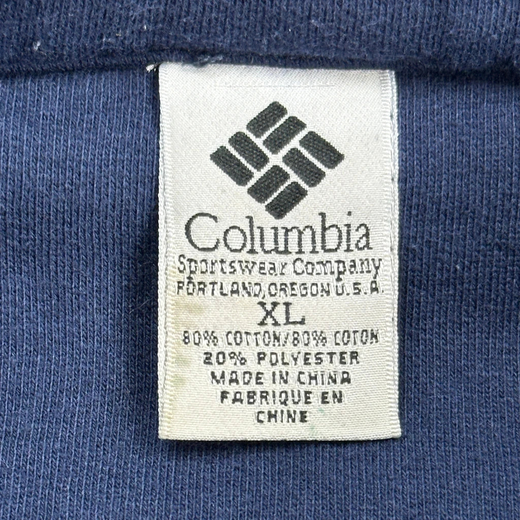 Columbia 1/4 Zip - XL Blue Cotton Blend - Image 3