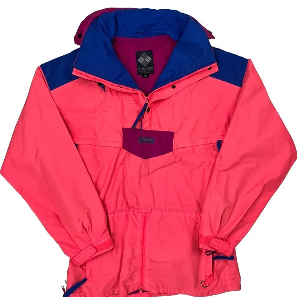 Columbia Anorak - Medium Pink Nylon - Image 4