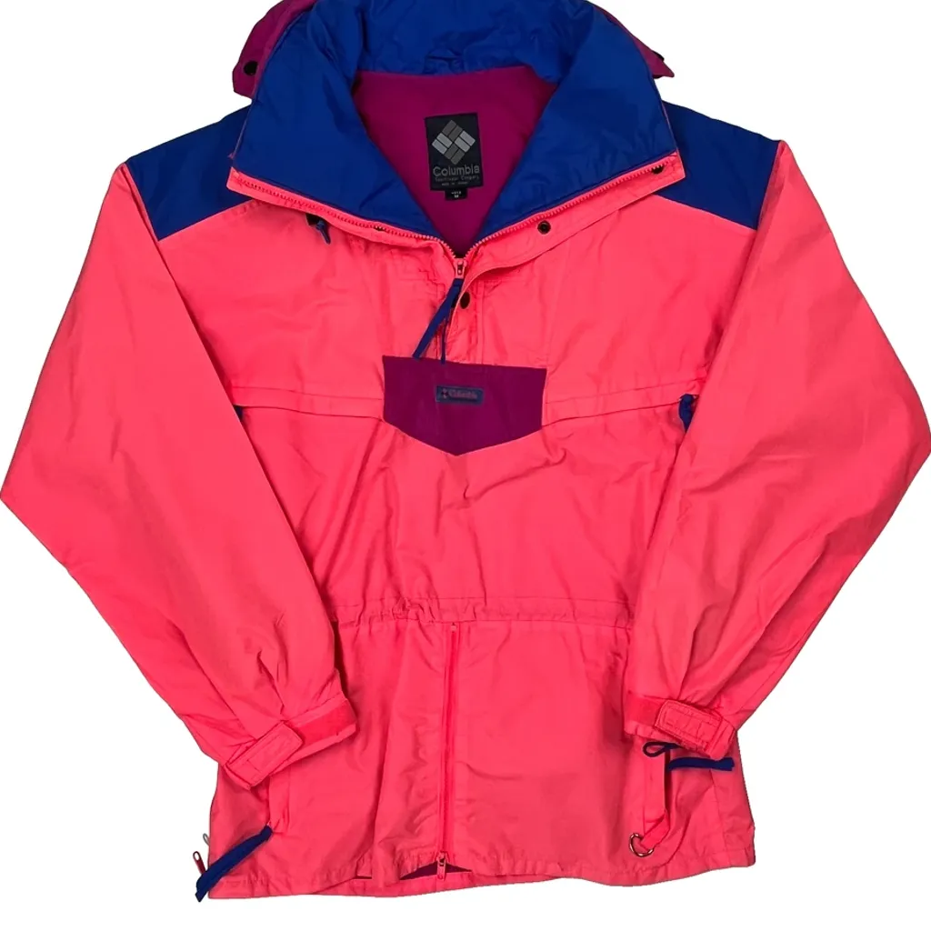 Columbia Anorak - Medium Pink Nylon - Image 5