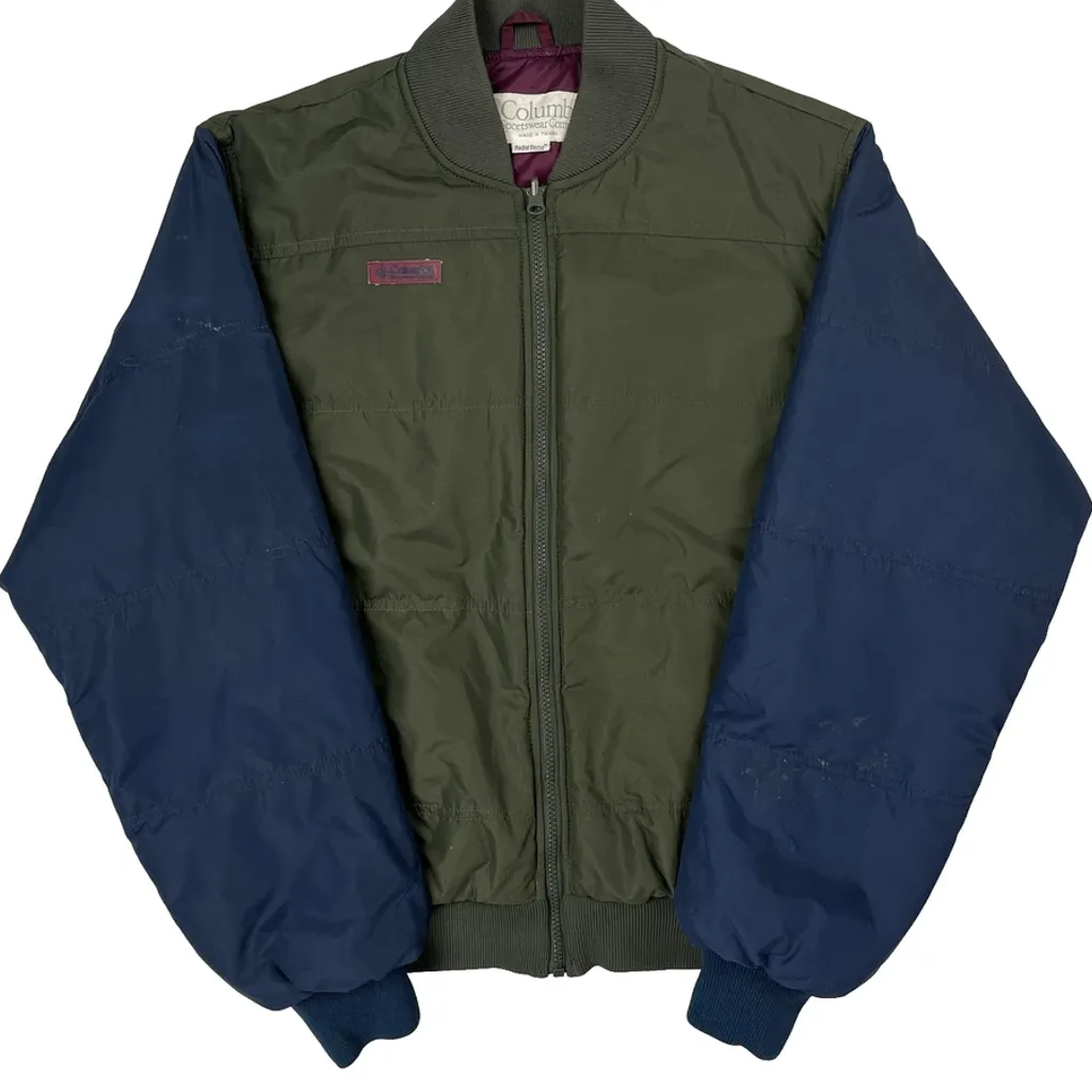 Columbia Bomber Jacket - Small Blue Polyester - Image 4