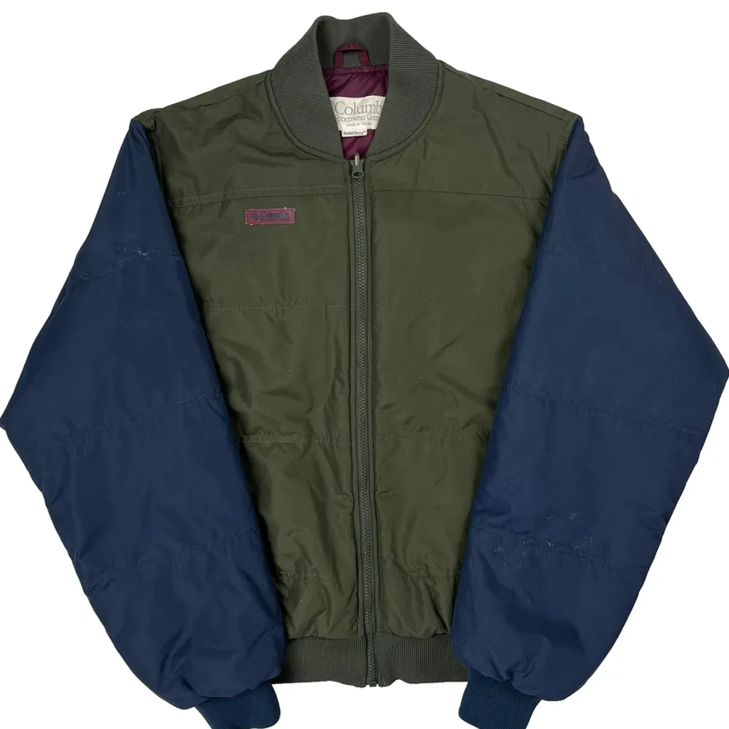 Columbia Bomber Jacket - Small Blue Polyester - Image 5