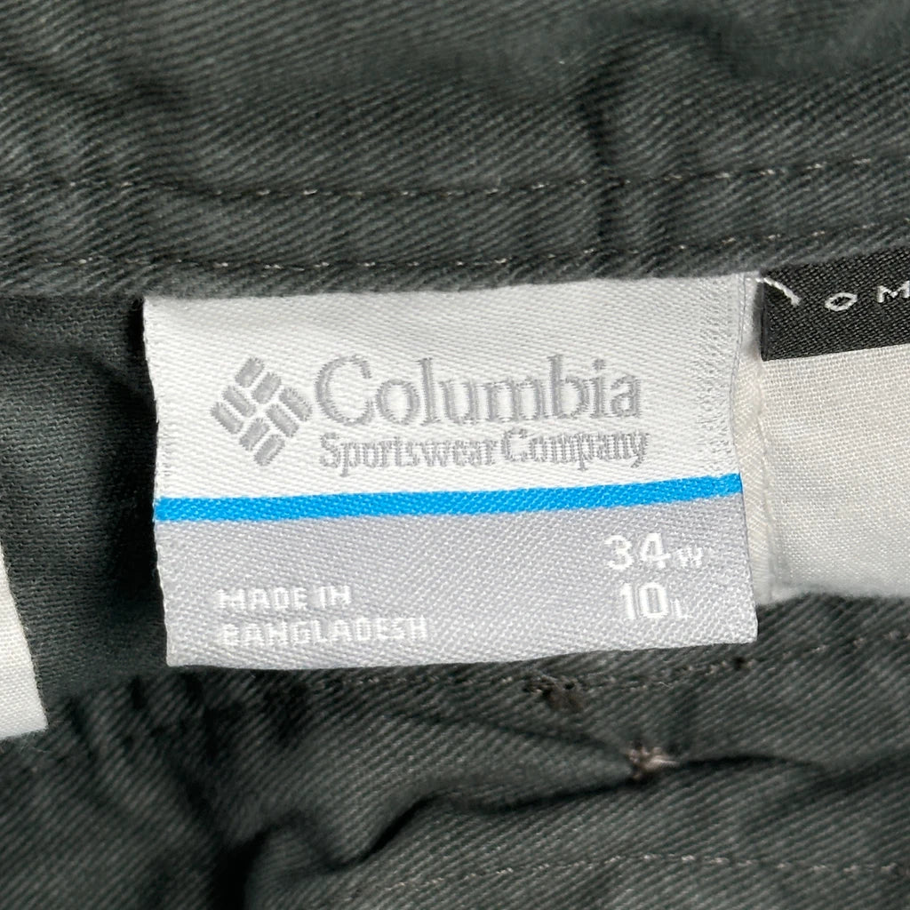 Columbia Cargo Shorts - 34W 11L Green Cotton - Image 6