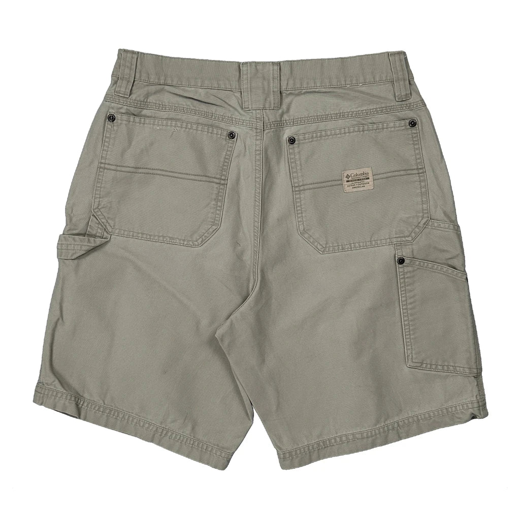 Columbia Carpenter Shorts - 32W 9L Grey Cotton