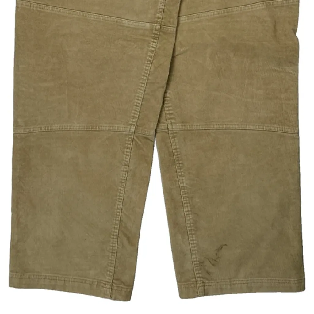 Columbia Double Knee Cord Trousers - 38″ Waist Beige Cotton Blend - Image 8