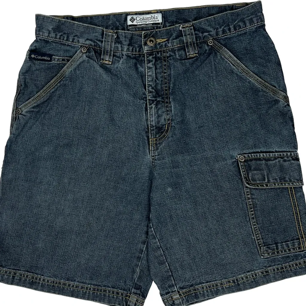 Columbia Denim Shorts - 31W 9L Blue Denim - Image 10