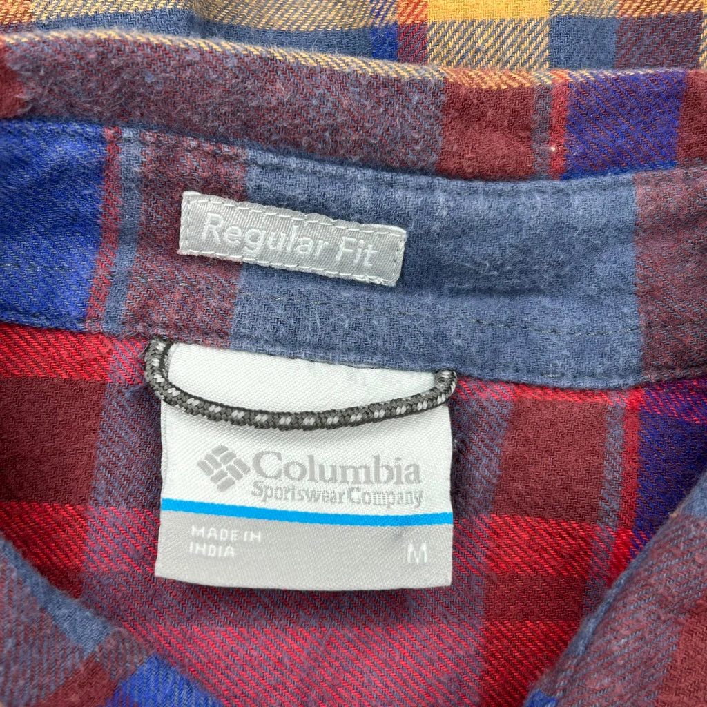 Columbia Checked Flannel Shirt - Medium Multicoloured Cotton - Image 3
