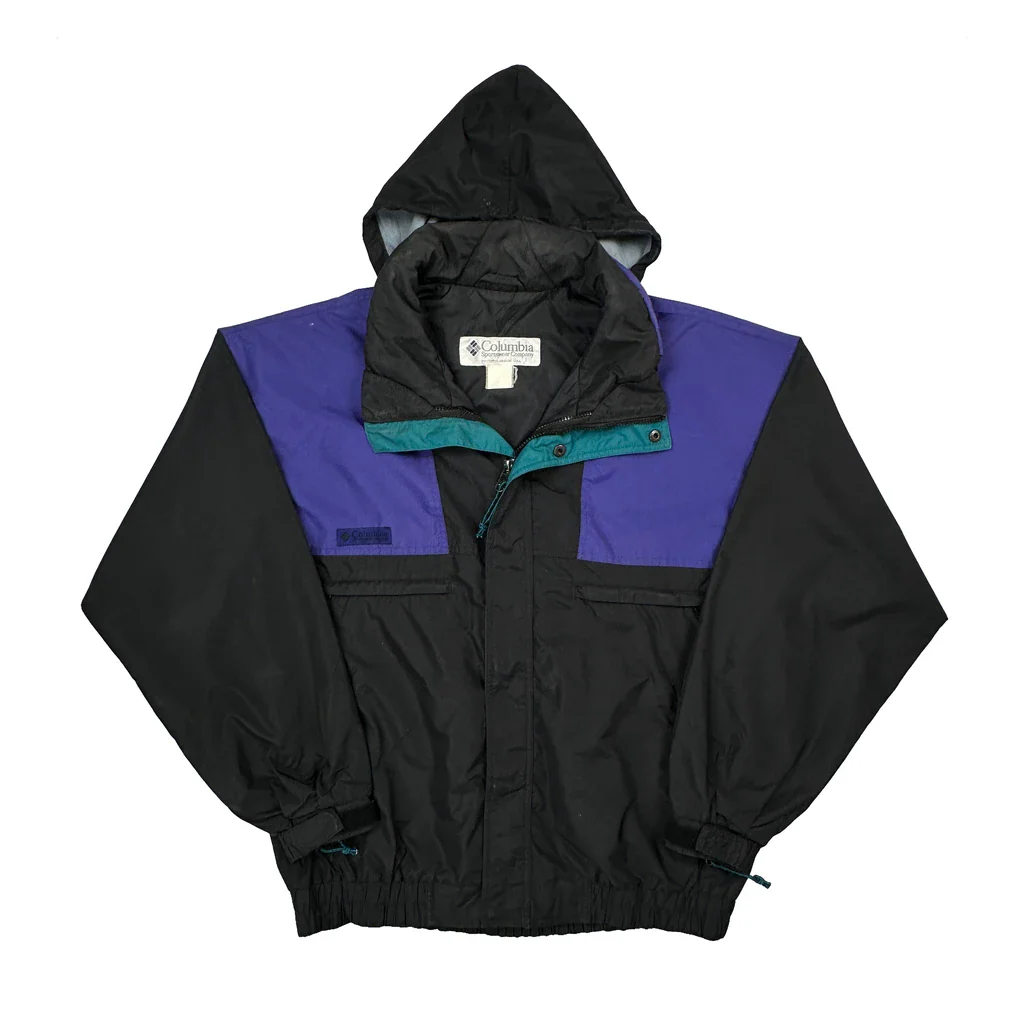Columbia Jacket - Large Black Nylon