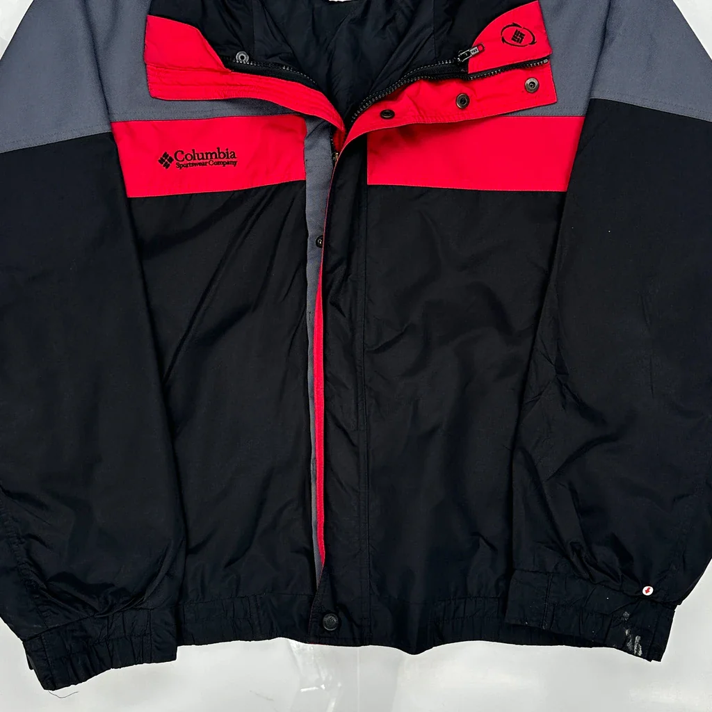 Columbia Jacket - XL Black Nylon - Image 3