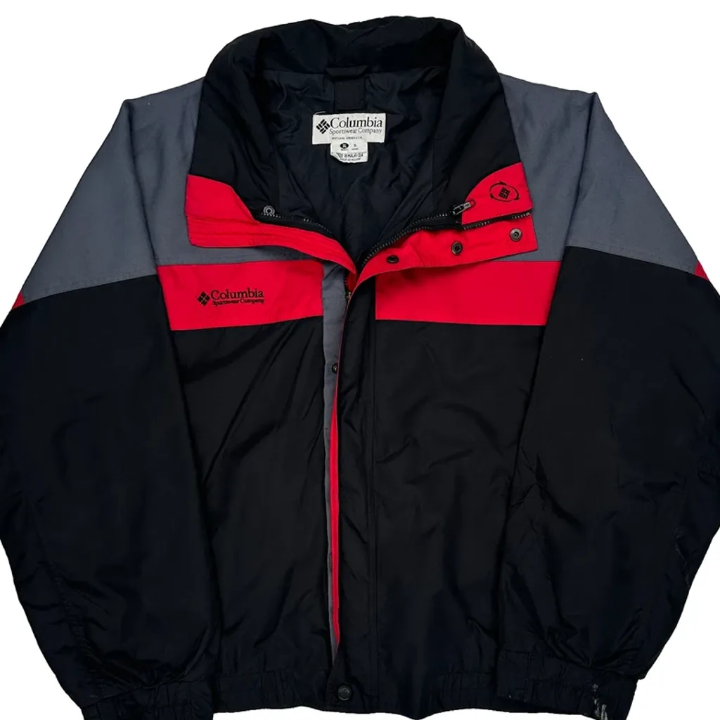 Columbia Jacket - XL Black Nylon - Image 6