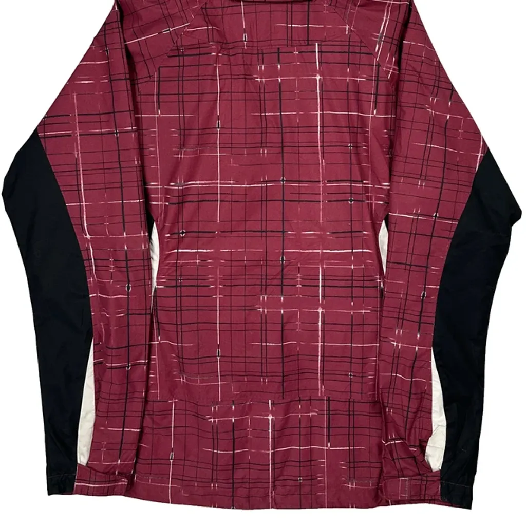 Columbia Checked Jacket - Large Burgundy Polyester - Image 6