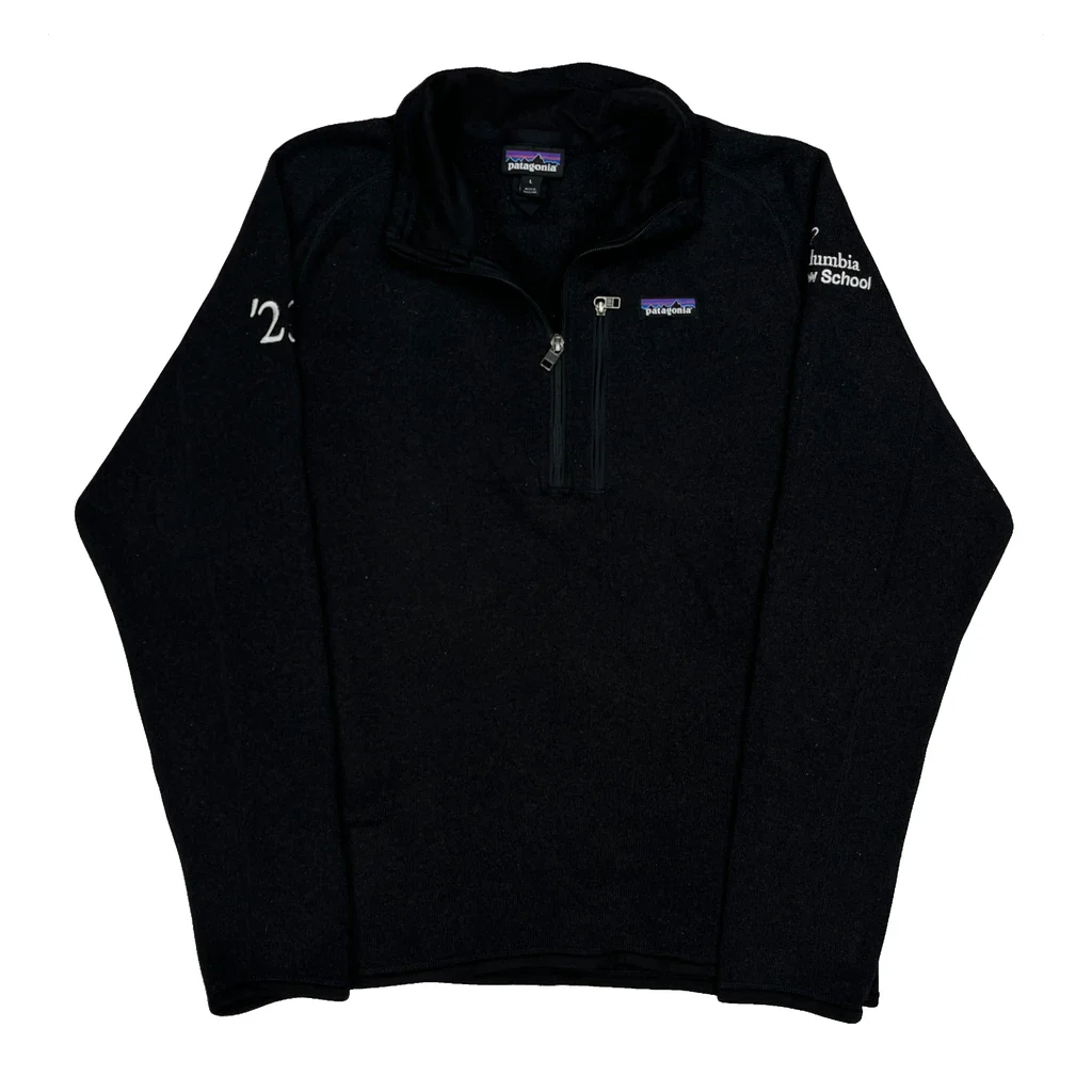 Columbia Law School Patagonia Fleece - Large Black Polyester