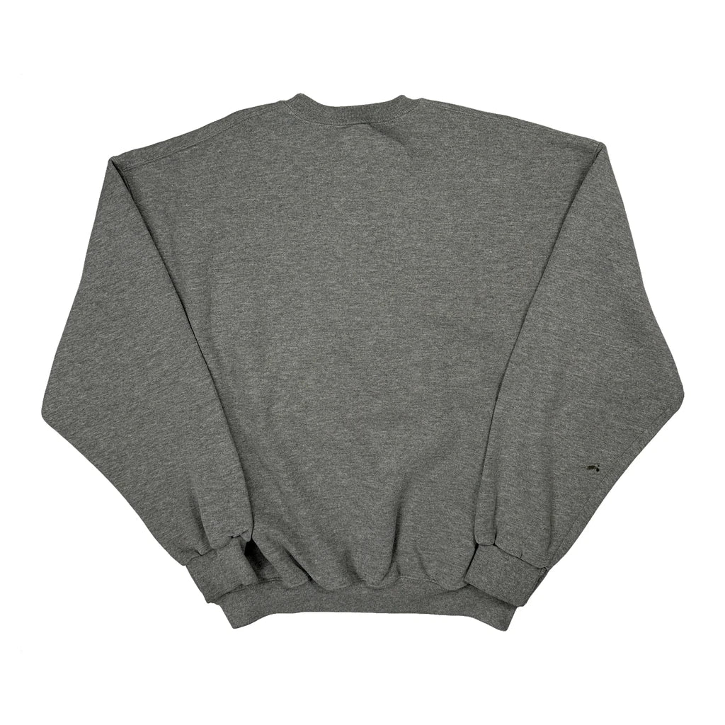 Columbia Raiders Baseball Russell Athletic College Sweatshirt - XL Grey Cotton - Image 2