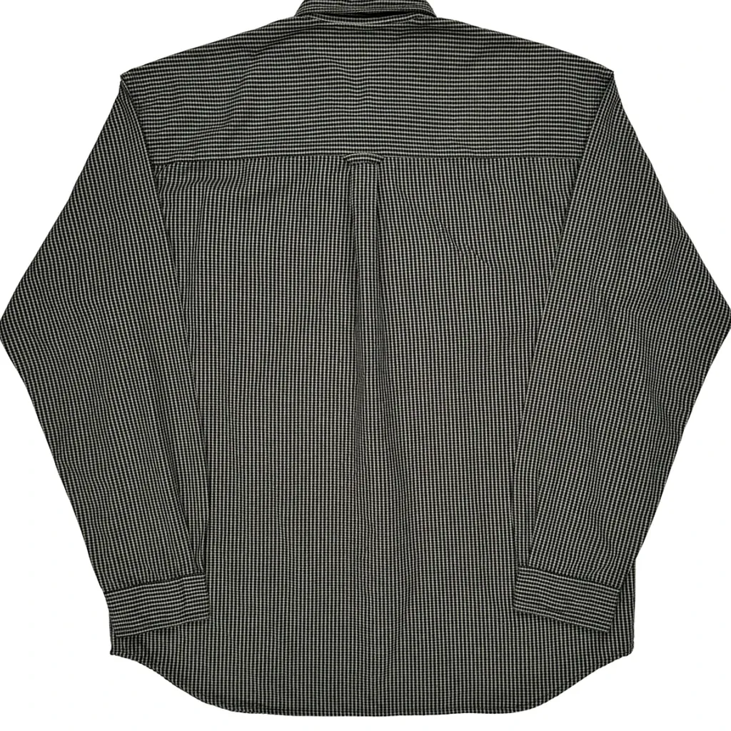 Columbia Striped Shirt - Large Black Cotton - Image 7