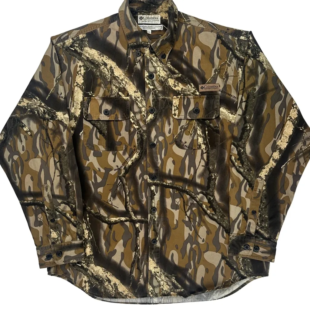 Columbia Camo Shirt - Medium Brown Cotton - Image 4