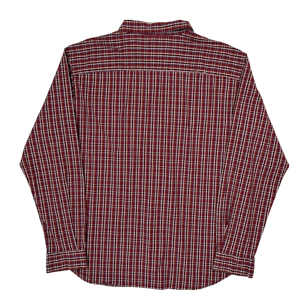 Columbia Checked Shirt - XL Red Cotton - Image 2